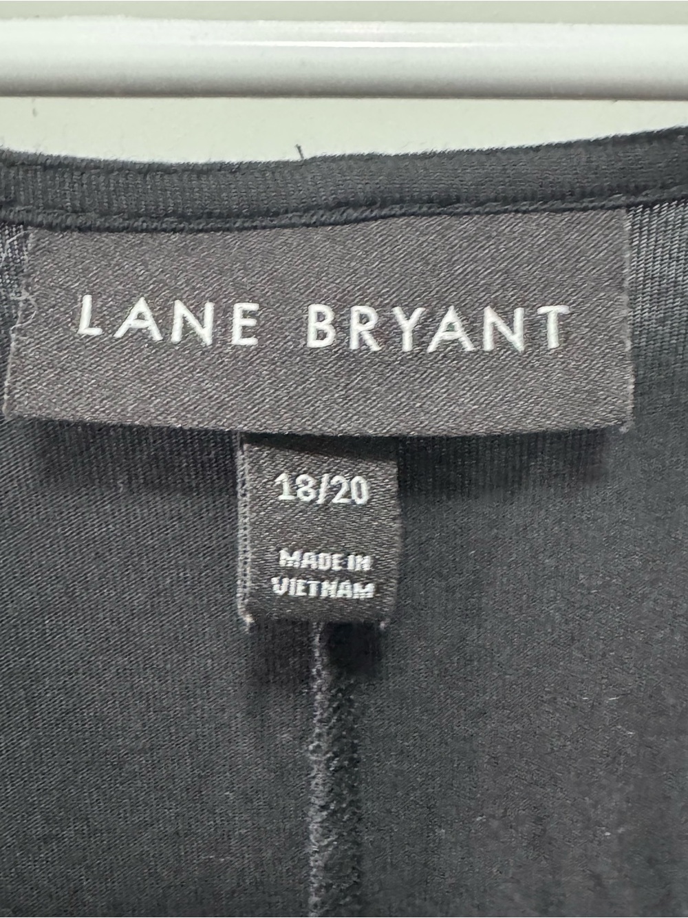 Lane Bryant Black V-Neck Midi Dress - Picture 6 of 6